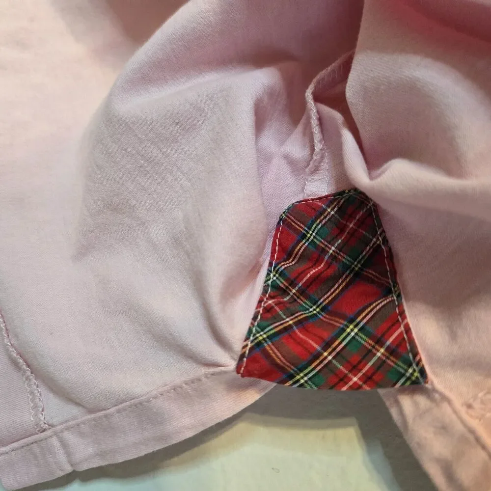 Polo Golf Ralph Lauren Vintage Lisle Pink Cotton Short Sleeve Mens Polo Shirt XL